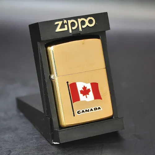 ZIPPO CANADA XƯA 32-92 - HÀNG XƯA THẬP NIÊN 90s _ CHỦ ĐỀ CỜ CANADA