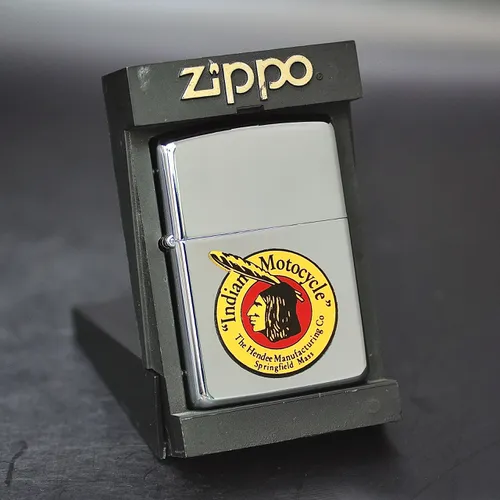 ZIPPO CANADA XƯA 1995 - HÀNG XƯA THẬP NIÊN 90s _ CHỦ ĐỀ INDIAN MOTOCYCLE