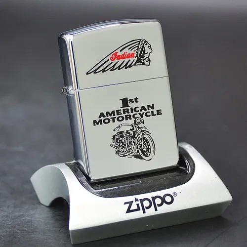 ZIPPO CANADA XƯA 1995 - HÀNG XƯA THẬP NIÊN 90s _ CHỦ ĐỀ INDIAN MOTOCYCLE 1ST