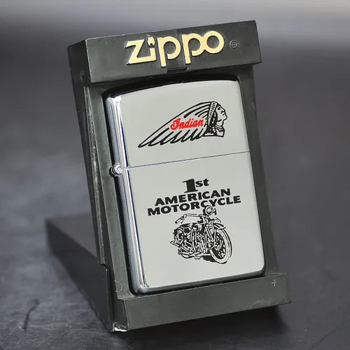 ZIPPO CANADA XƯA 1995 - HÀNG XƯA THẬP NIÊN 90s _ CHỦ ĐỀ INDIAN MOTOCYCLE 1ST