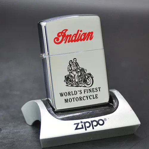 ZIPPO CANADA XƯA 1995 - HÀNG XƯA THẬP NIÊN 90s _ CHỦ ĐỀ INDIAN FINEST MOTOCYCLE