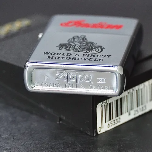 ZIPPO CANADA XƯA 1995 - HÀNG XƯA THẬP NIÊN 90s _ CHỦ ĐỀ INDIAN FINEST MOTOCYCLE