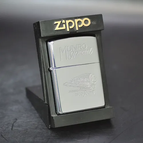 ZIPPO CANADA XƯA 1996 - HÀNG XƯA THẬP NIÊN 90s _ CHỦ ĐỀ INDIAN MUNRO SPECIAL