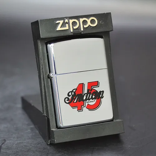 ZIPPO CANADA XƯA 1995 - HÀNG XƯA THẬP NIÊN 90s _ CHỦ ĐỀ INDIAN 45 SCOUT