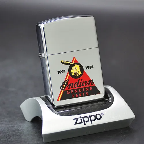 ZIPPO CANADA XƯA 1995 - HÀNG XƯA THẬP NIÊN 90s _ CHỦ ĐỀ INDIAN GENUINE PARTS