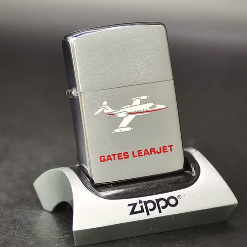 ZIPPO XƯA 1977 - HÀNG XƯA THẬP NIÊN 70s _ CHỦ ĐỀ MÁY BAY GATES LEARJET