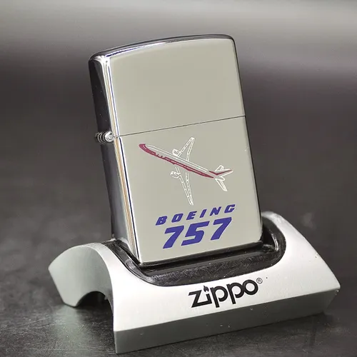 ZIPPO XƯA 1981 - HÀNG XƯA THẬP NIÊN 80s _ CHỦ ĐỀ BOEING 757