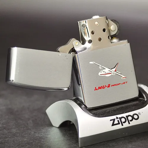 ZIPPO XƯA 1972 - HÀNG XƯA THẬP NIÊN 70s _ CHỦ ĐỀ MITSUBISHI MU-2 PROPJET
