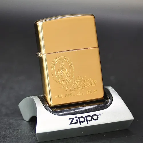 ZIPPO XƯA 1999 - HÀNG XƯA THẬP NIÊN 90s _ CHỦ ĐỀ U.S.S JOHN L. HALL FFG-32