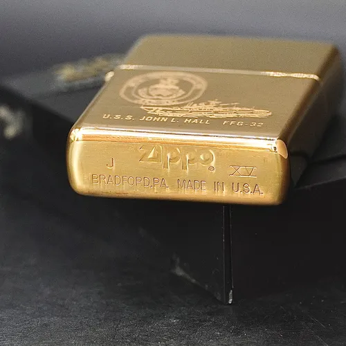 ZIPPO XƯA 1999 - HÀNG XƯA THẬP NIÊN 90s _ CHỦ ĐỀ U.S.S JOHN L. HALL FFG-32