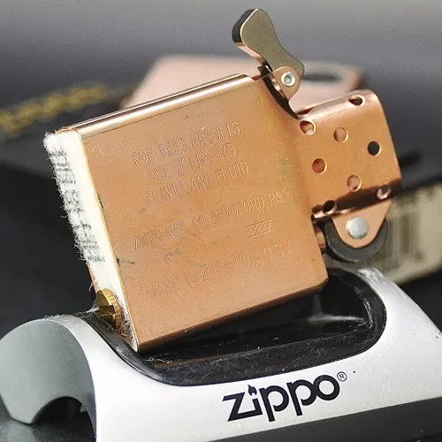 ZIPPO XƯA VÀNG HỒNG 1998 - HÀNG XƯA THẬP NIÊN 90s _ CHỦ ĐỀ TRƠN BẢN