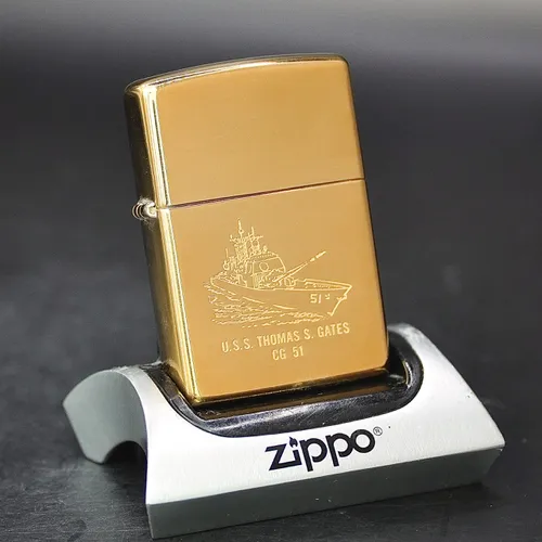 ZIPPO XƯA 1999 - HÀNG XƯA THẬP NIÊN 90s _ CHỦ ĐỀ TÀU CHIẾN CG 51