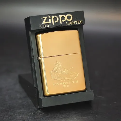 ZIPPO XƯA 1999 - HÀNG XƯA THẬP NIÊN 90s _ CHỦ ĐỀ TÀU CHIẾN CG 51