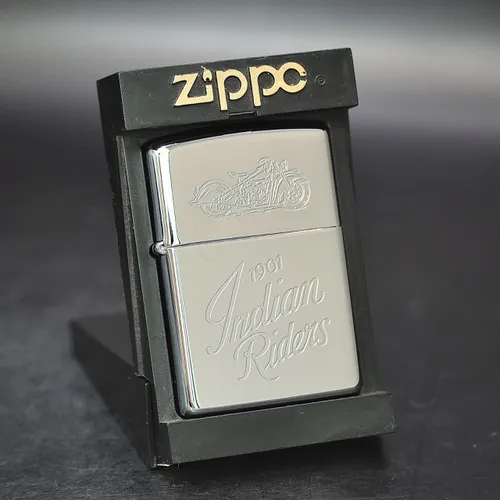 ZIPPO XƯA 1996 CANADA - HÀNG XƯA THẬP NIÊN 90s _ CHỦ ĐỀ INDIAN RIDERS
