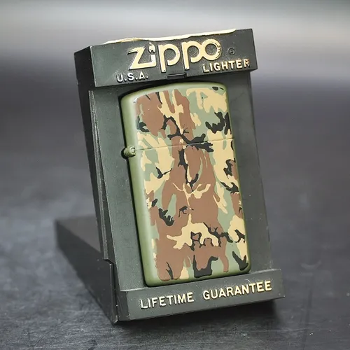 ZIPPO XƯA SLIM 32-90 - HÀNG XƯA THẬP NIÊN 90s _ CHỦ ĐỀ QUÂN SỰ