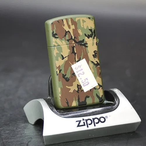 ZIPPO XƯA SLIM 32-90 - HÀNG XƯA THẬP NIÊN 90s _ CHỦ ĐỀ QUÂN SỰ