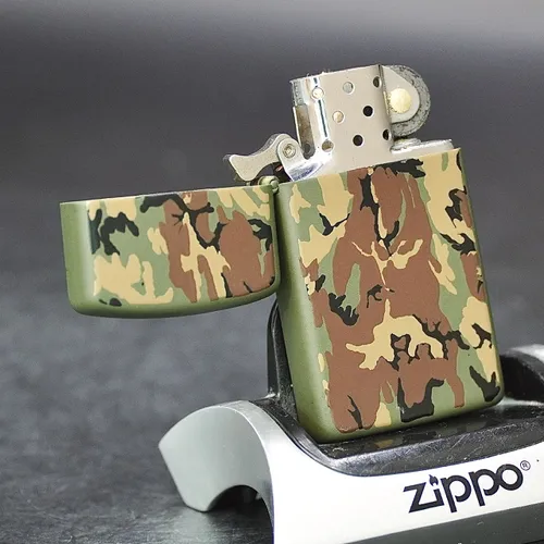 ZIPPO XƯA SLIM 32-90 - HÀNG XƯA THẬP NIÊN 90s _ CHỦ ĐỀ QUÂN SỰ