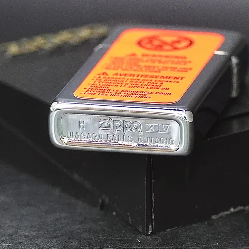 ZIPPO XƯA SLIM CANADA 1998 - HÀNG XƯA THẬP NIÊN 90s _ CHỦ ĐỀ TÀU CHIẾN FFH 332