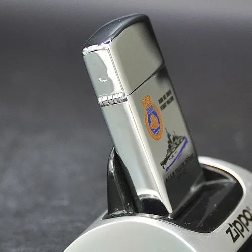 ZIPPO XƯA SLIM CANADA 1998 - HÀNG XƯA THẬP NIÊN 90s _ CHỦ ĐỀ TÀU CHIẾN FFH 332
