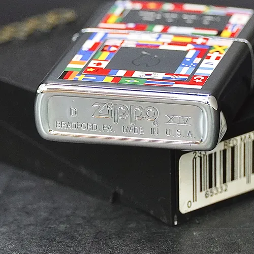 ZIPPO XƯA 1998 - HÀNG XƯA THẬP NIÊN 90s _ CHỦ ĐỀ FLAGS