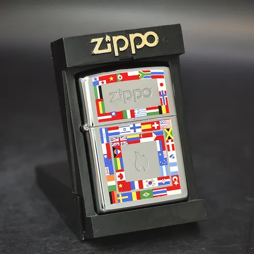 ZIPPO XƯA 1998 - HÀNG XƯA THẬP NIÊN 90s _ CHỦ ĐỀ FLAGS