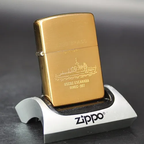 ZIPPO XƯA 1994 - HÀNG XƯA THẬP NIÊN 90s _ CHỦ ĐỀ TÀU CHIẾN ESCANABA WMEC-907