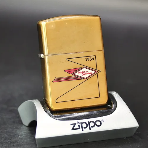 ZIPPO XƯA CHU NIÊN 32-91 - HÀNG XƯA THẬP NIÊN 90s _ CHỦ ĐỀ HARLEY DAVIDSON 1934