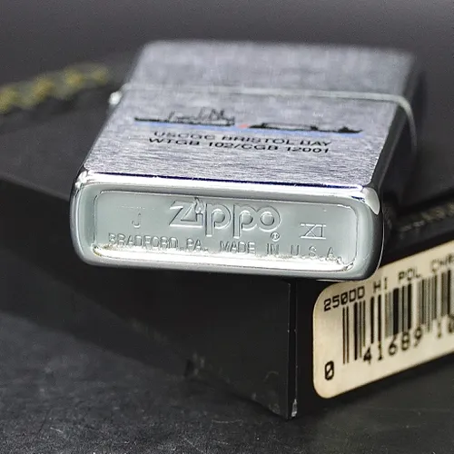 ZIPPO XƯA 1995 - HÀNG XƯA THẬP NIÊN 90s _ CHỦ ĐỀ TÀU KÉO PHÁ BĂNG HOA KỲ
