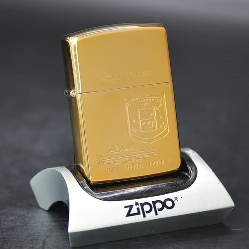 ZIPPO XƯA CHU NIÊN 32-88 - HÀNG XƯA THẬP NIÊN 80s _ CHỦ ĐỀ TÀU CHIẾN DUBUQUE LPD-8
