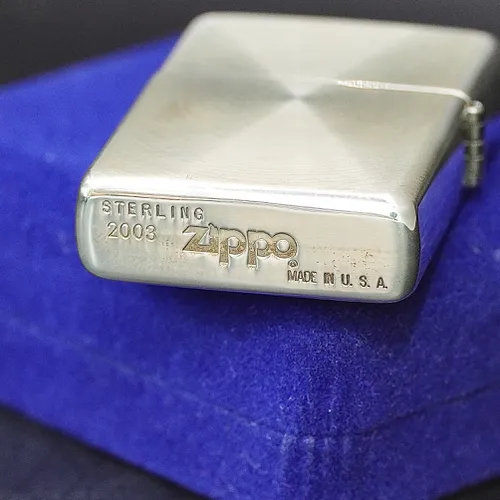 ZIPPO XƯA BẠC KHỐI 2003 - HÀNG XƯA 2000s _ CHỦ ĐỀ HƯỚNG TÂM