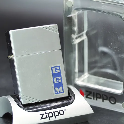 Zippo Xưa 1936 Metallique – G.G.M – Bản Lề 4 Chấu – Ruột Pitton 14 Lỗ