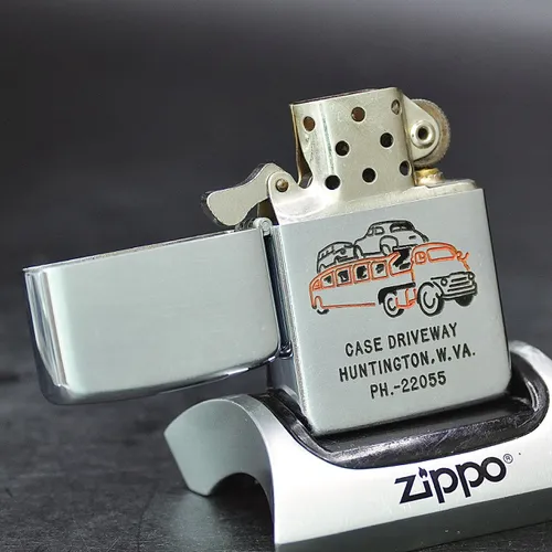 ZIPPO XƯA 1949 - HÀNG XƯA THẬP NIÊN 40 _ CHỦ ĐỀ CASE DRIVEWAY