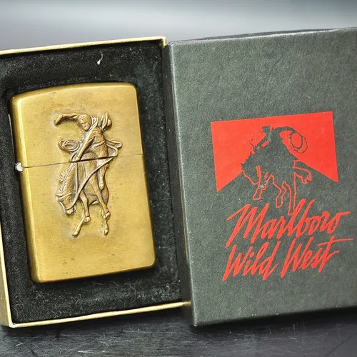 ZIPPO XƯA 1993 - HÀNG XƯA THẬP NIÊN 90s _ CHỦ ĐỀ MARLBORO WILD WEST