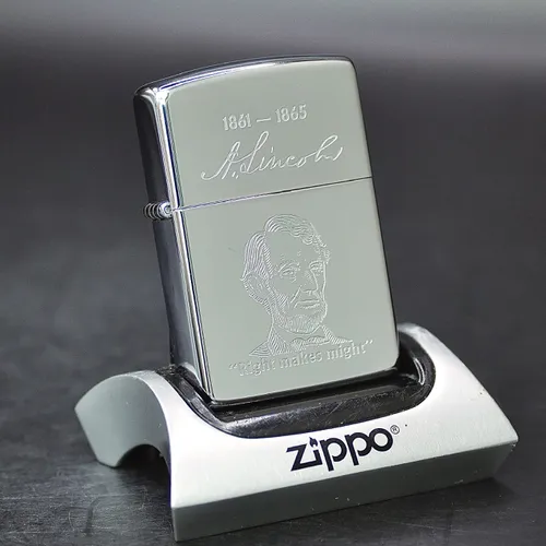 ZIPPO XƯA 1989 - HÀNG XƯA THẬP NIÊN 80s _ CHỦ ĐỀ TỔNG THỐNG LINCOLN