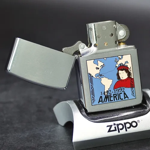 ZIPPO XƯA 1992 - HÀNG XƯA THẬP NIÊN 90s _ CHỦ ĐỀ KHÁM PHÁ CHÂU MỸ