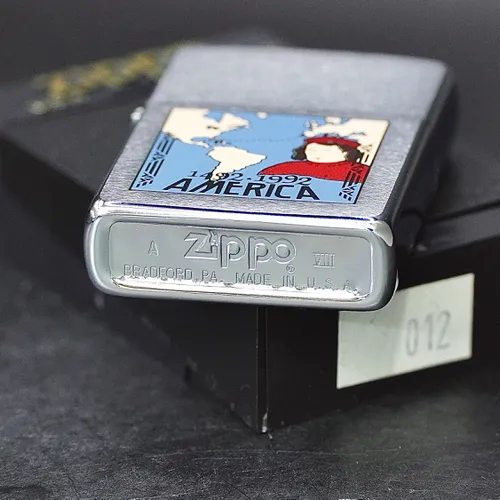 ZIPPO XƯA 1992 - HÀNG XƯA THẬP NIÊN 90s _ CHỦ ĐỀ KHÁM PHÁ CHÂU MỸ
