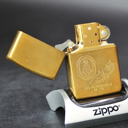 ZIPPO XƯA 1996 - HÀNG XƯA THẬP NIÊN 90s _ CHỦ ĐỀ TÀU CHIẾN MONONGAHELA A0-178