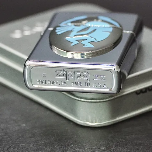 ZIPPO XƯA 1999 - HÀNG XƯA THẬP NIÊN 90s _ CHỦ ĐỀ TURQUOISE KACHINA DANCER