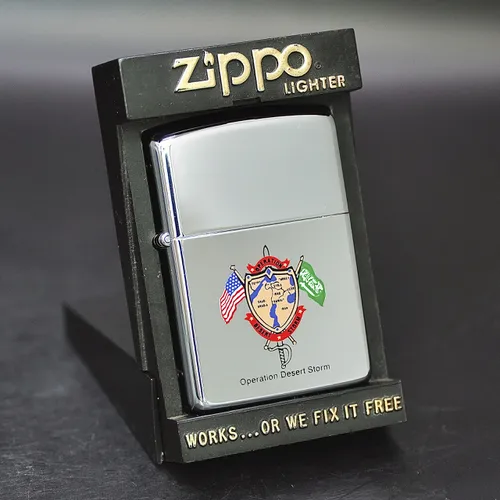 ZIPPO XƯA 1991 - HÀNG XƯA THẬP NIÊN 90s _ CHỦ ĐỀ CHIẾN TRANH VÙNG VỊNH