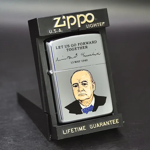 ZIPPO XƯA 1991 - HÀNG XƯA THẬP NIÊN 90s _ CHỦ ĐỀ SIR WINSTON CHURCHILL