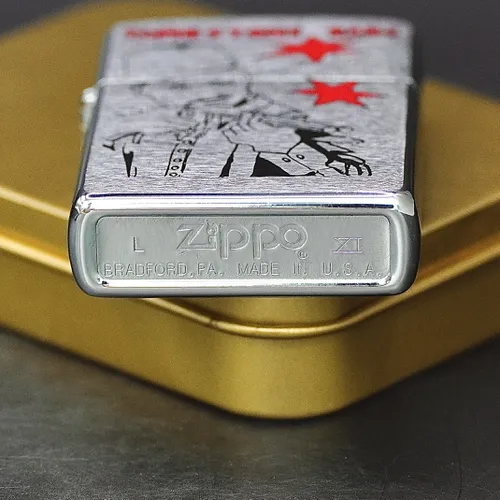 ZIPPO XƯA 1995 - HÀNG XƯA THẬP NIÊN 90s _ CHỦ ĐỀ TOMBSTONE BANG