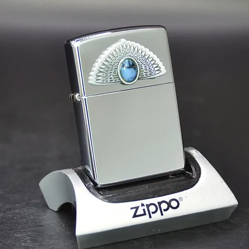 ZIPPO XƯA 2000 - HÀNG XƯA 2000s _ CHỦ ĐỀ INDIAN TOTEM