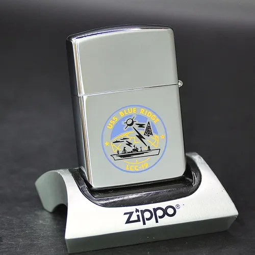 ZIPPO XƯA 1991 - HÀNG XƯA THẬP NIÊN 90s _ CHỦ ĐỀ TÀU CHIẾN BLUE RIDGE LCC-19