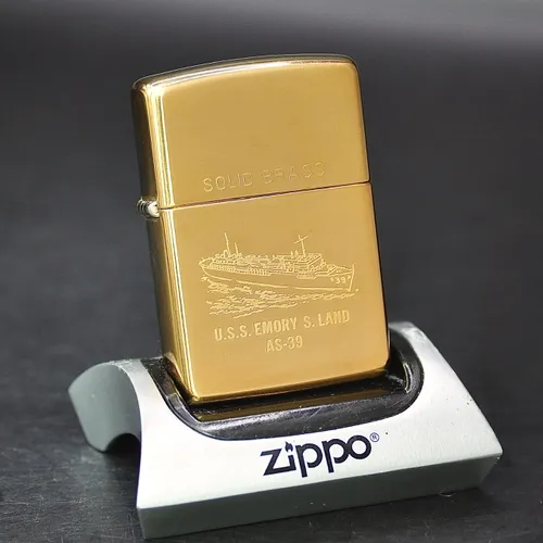 ZIPPO XƯA 1993 - HÀNG XƯA THẬP NIÊN 90s _ CHỦ ĐỀ TÀU CHIẾN EMORY S.LAND AS-39