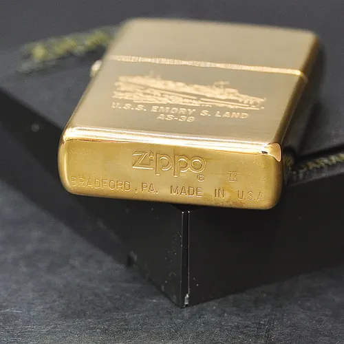 ZIPPO XƯA 1993 - HÀNG XƯA THẬP NIÊN 90s _ CHỦ ĐỀ TÀU CHIẾN EMORY S.LAND AS-39