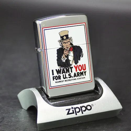 ZIPPO XƯA 1996 - HÀNG XƯA THẬP NIÊN 90s_ CHỦ ĐỀ TUYỂN DỤNG QUÂN SỰ