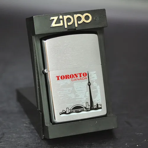 ZIPPO XƯA 1995 - HÀNG XƯA THẬP NIÊN 90s_ CHỦ ĐỀ TORONTO