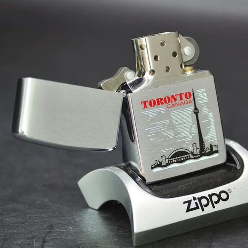 ZIPPO XƯA 1995 - HÀNG XƯA THẬP NIÊN 90s_ CHỦ ĐỀ TORONTO
