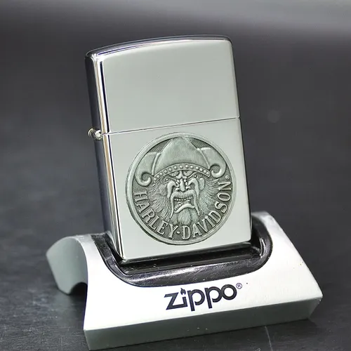 ZIPPO XƯA 1997 - HÀNG XƯA THẬP NIÊN 90s_ CHỦ ĐỀ EMBLEM HARLEY DAVIDSON
