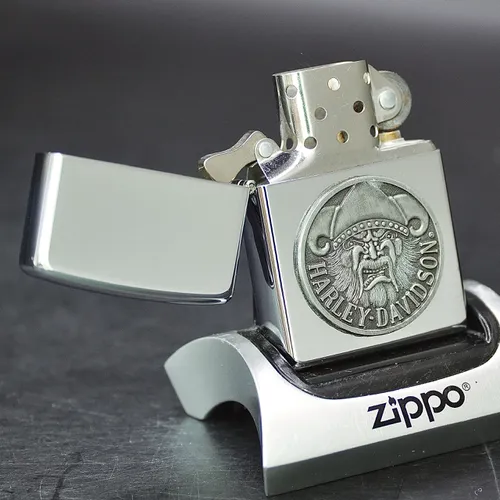 ZIPPO XƯA 1997 - HÀNG XƯA THẬP NIÊN 90s_ CHỦ ĐỀ EMBLEM HARLEY DAVIDSON